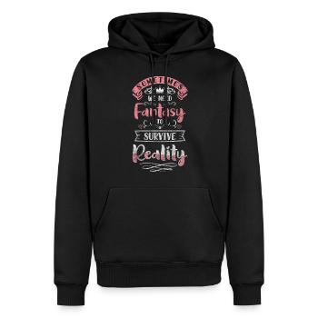 Fantasy Dream Magic - Men’s Premium Organic Hoodie - black - Front - Nico (187cm)