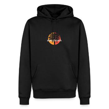 Zuma Beach Kalifornien Künstlerisches Urlaubssouvenir - Männer Premium Bio Hoodie - Schwarz - Vorne - Nico (187cm)