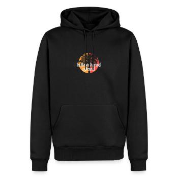 Hilton Head Island, South Carolina, Künstlerisch - Männer Premium Bio Hoodie - Schwarz - Vorne - Nico (187cm)