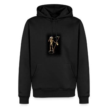 La bière - ça vaut toujours la peine d’essayer ;-) - Sweat à capuche Premium bio Homme - noir - Devant - Nico (187cm)