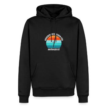 Segelflieger Segelfliegen Segelflugzeug Fliegen - Männer Premium Bio Hoodie - Schwarz - Vorne - Nico (187cm)
