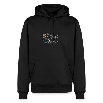 Mama Ehefrau Beste Mama aller Zeiten - Muttertagsgeschenke von - Männer Premium Bio Hoodie - Schwarz - Vorne - Nico (187cm)