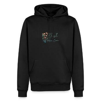 Mama Ehefrau Beste Mama aller Zeiten - Muttertagsgeschenke von - Männer Premium Bio Hoodie - Schwarz - Vorne - Nico (187cm)