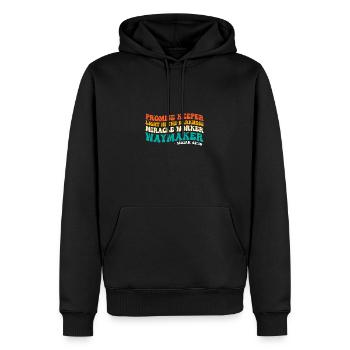 Promise Keeper Miracle Worker Waymaker Vintage - Sweat à capuche Premium bio Homme - noir - Devant - Nico (187cm)