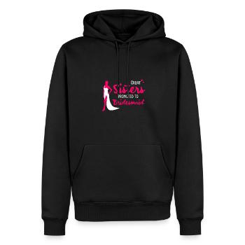Junggesellenabschied Hochzeit Braut Trauzeugin - Männer Premium Bio Hoodie - Schwarz - Vorne - Nico (187cm)