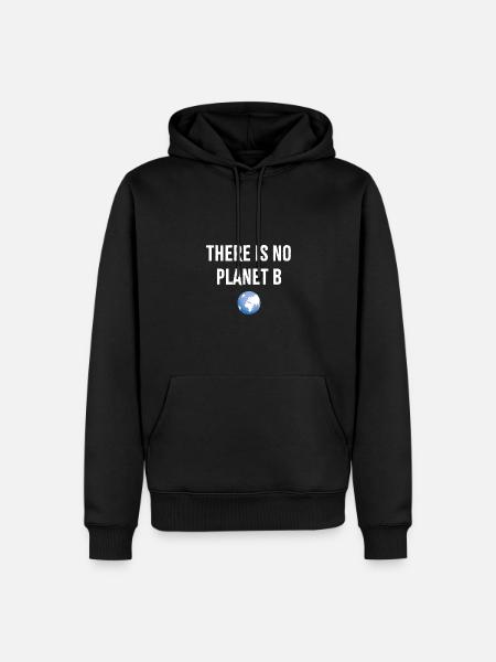 Pas de planète B - Sweat à capuche Premium bio Homme - noir