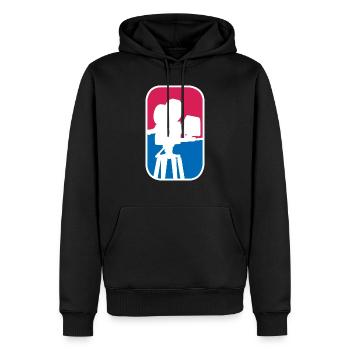 Film Video Kamera Fotograf lustiges Geschenk - Männer Premium Bio Hoodie - Schwarz - Vorne - Nico (187cm)