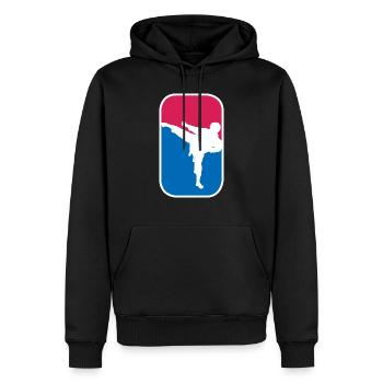 Kampfsport Kämpfer Karate Judo lustige Geschenk - Männer Premium Bio Hoodie - Schwarz - Vorne - Nico (187cm)