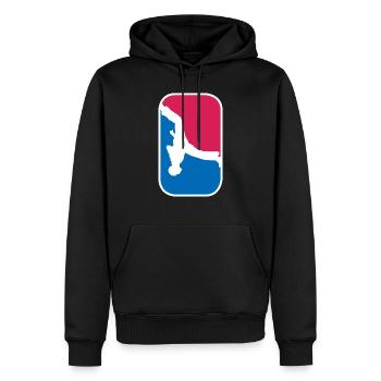 Capoeira Kampfsport Kämpfer fight lustige Geschenk - Männer Premium Bio Hoodie - Schwarz - Vorne - Nico (187cm)