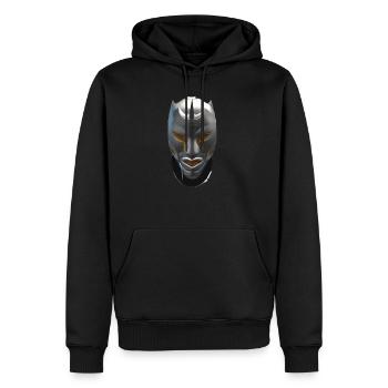 The master ninjas 🥷 - Sweat à capuche Premium bio Homme - noir - Devant - Nico (187cm)