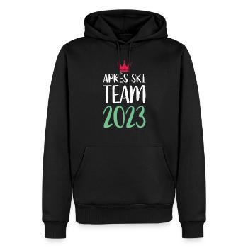 Après-Ski 2023 - Men’s Premium Organic Hoodie - black - Front - Nico (187cm)