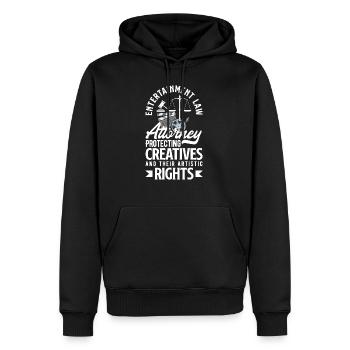 Entertainment Law Attorney Protecting Creatives - Männer Premium Bio Hoodie - Schwarz - Vorne - Nico (187cm)