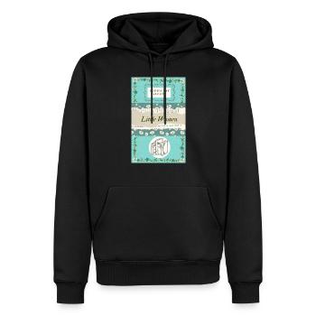 Little Women - Sweat à capuche Premium bio Homme - noir - Devant - Nico (187cm)
