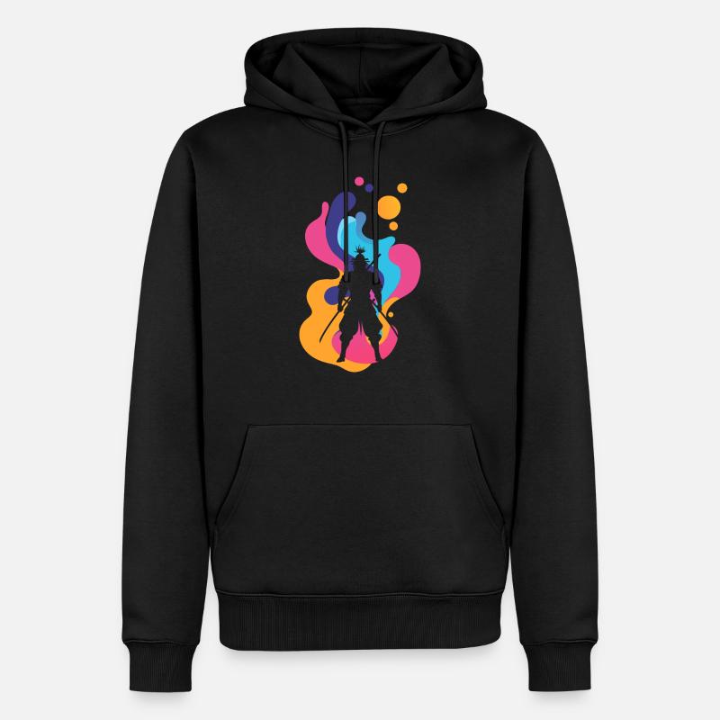 Ninja Judo - Sweat à capuche Premium bio Homme - noir
