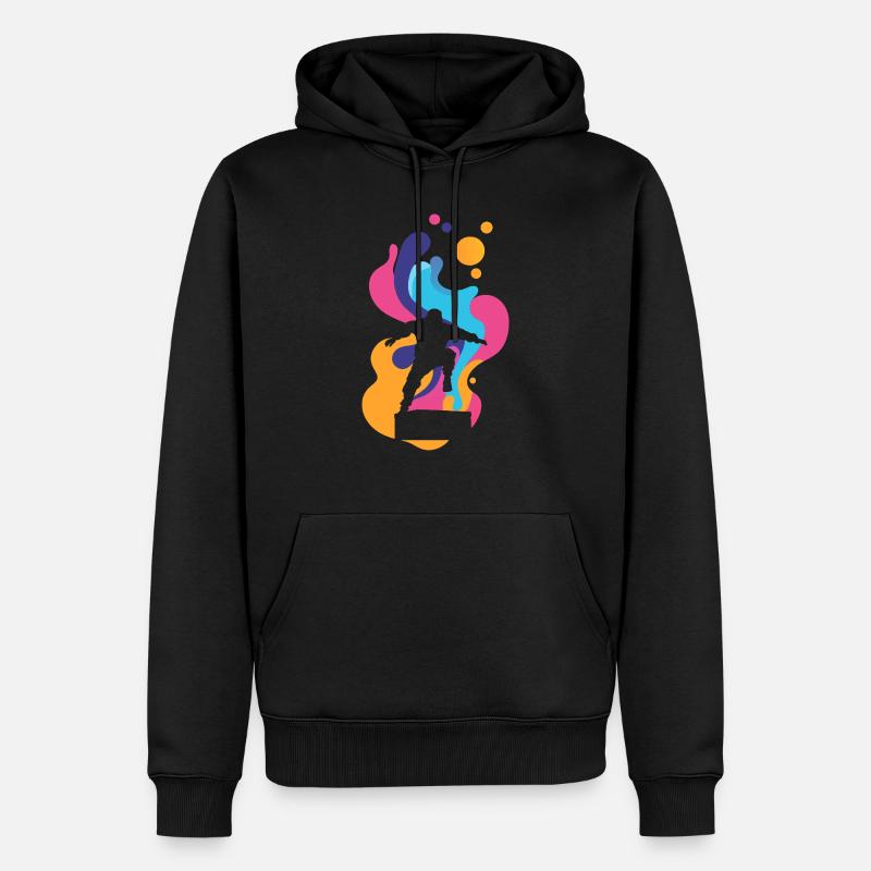 Parkour Parkour Runner Cascadeur - Sweat à capuche Premium bio Homme - noir
