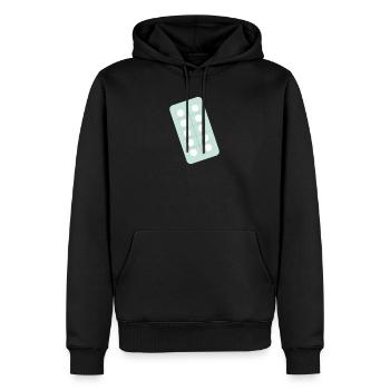 Tabletten Apotheke Verpackung Gesundheit - Männer Premium Bio Hoodie - Schwarz - Vorne - Nico (187cm)