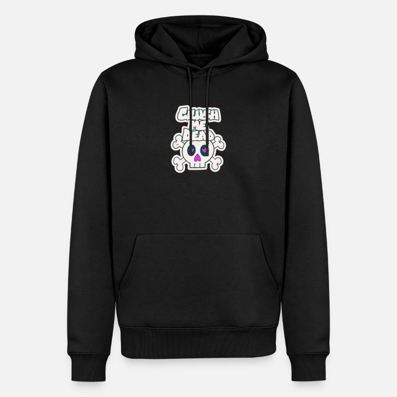 Écrase-moi - Sweat à capuche Premium bio Homme - noir