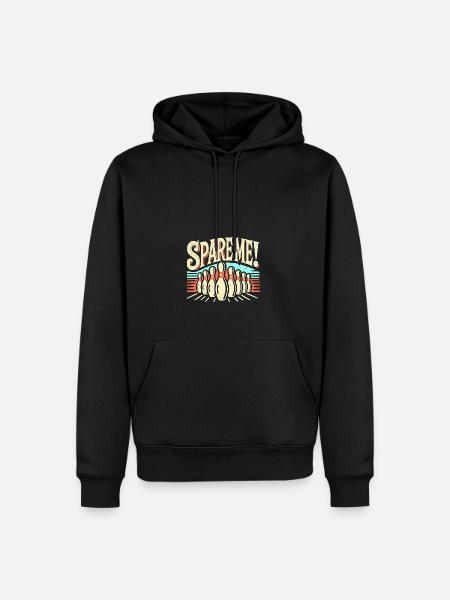 Verschont mich! - Männer Premium Bio Hoodie - Schwarz
