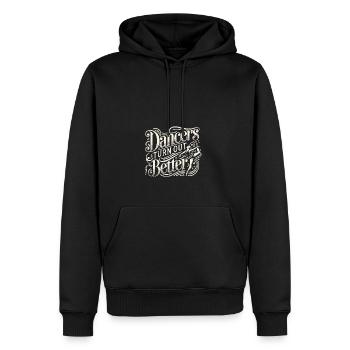 Tänzerinnen und Tänzer schneiden besser ab - Männer Premium Bio Hoodie - Schwarz - Vorne - Nico (187cm)