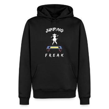 Gymnastik Turnen und Trampolin Akrobatik Sport - Männer Premium Bio Hoodie - Schwarz - Vorne - Nico (187cm)