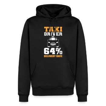Lustiger Taxifahrer - Männer Premium Bio Hoodie - Schwarz - Vorne - Nico (187cm)