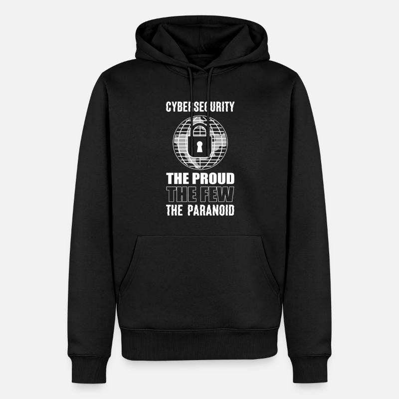 Internet-Sicherheit Codierer - Männer Premium Bio Hoodie - Schwarz