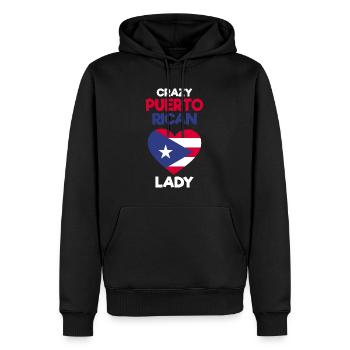 Puerto Rico Geschenkidee | Puerto Ricaner Heimat - Männer Premium Bio Hoodie - Schwarz - Vorne - Nico (187cm)