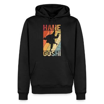 Japanischer Kampfsport Judo - Männer Premium Bio Hoodie - Schwarz - Vorne - Nico (187cm)