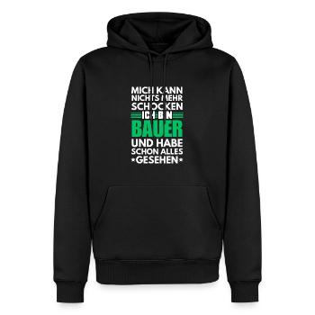 Non-shockable pawn - Men’s Premium Organic Hoodie - black - Front - Nico (187cm)