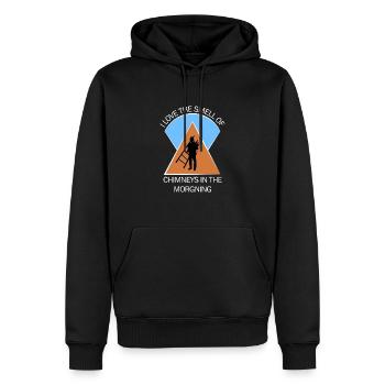 Schornsteinfeger Schlotfeger - Männer Premium Bio Hoodie - Schwarz - Vorne - Nico (187cm)
