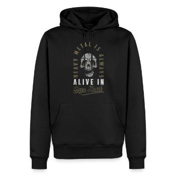 Concert de groupe de métal Hardrock - Sweat à capuche Premium bio Homme - noir - Devant - Nico (187cm)