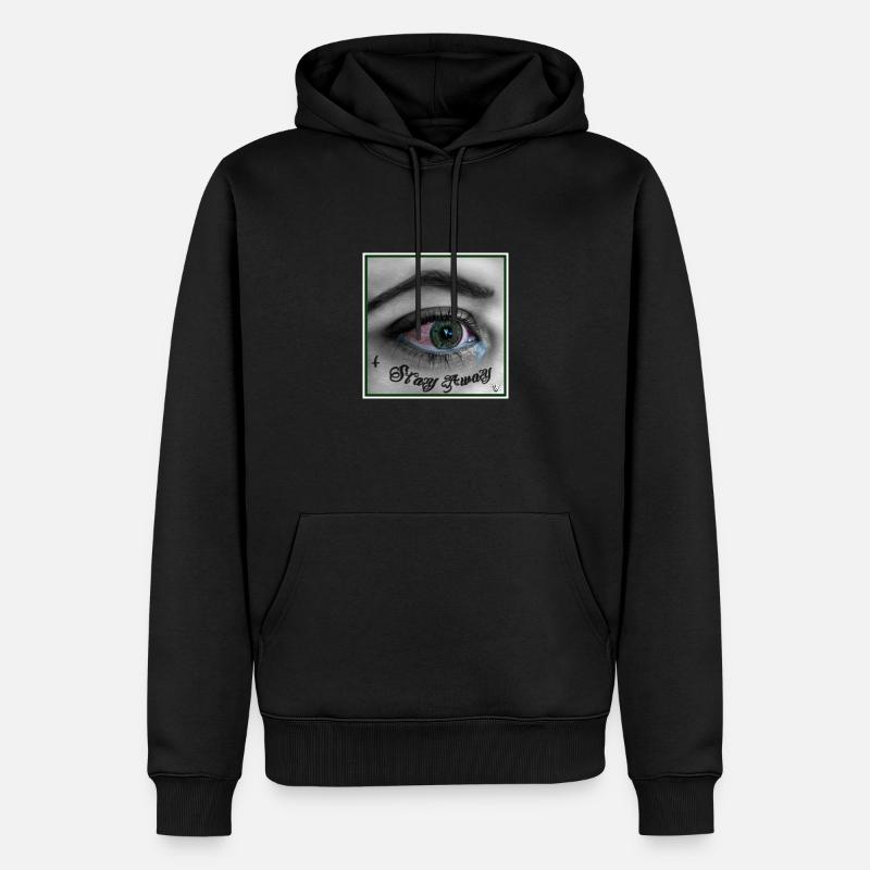 N’approchez pas - Sweat à capuche Premium bio Homme - noir