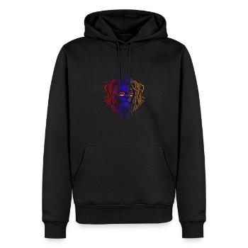 Armenien - Männer Premium Bio Hoodie - Schwarz - Vorne - Nico (187cm)