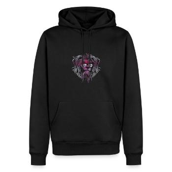 Féroé (îles) - Sweat à capuche Premium bio Homme - noir - Devant - Nico (187cm)