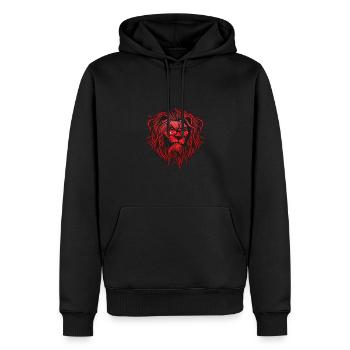 Türkei - Männer Premium Bio Hoodie - Schwarz - Vorne - Nico (187cm)