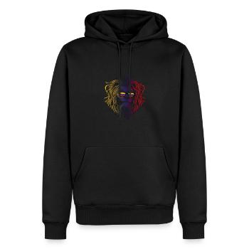 Venezuela - Männer Premium Bio Hoodie - Schwarz - Vorne - Nico (187cm)