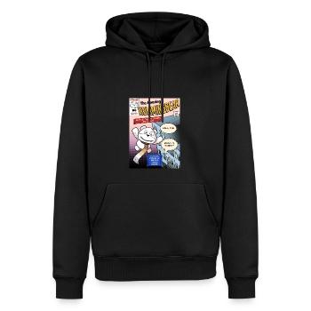Der erstaunliche Hummingbear #0 - Männer Premium Bio Hoodie - Schwarz - Vorne - Nico (187cm)