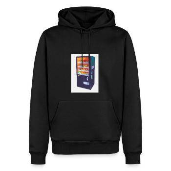 Moderner Imbissautomat - Männer Premium Bio Hoodie - Schwarz - Vorne - Nico (187cm)