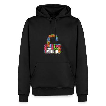 Inspirierend sparen Sie ein herrliches Wasserzitat - Männer Premium Bio Hoodie - Schwarz - Vorne - Nico (187cm)