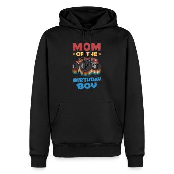 Monster Truck Junge Mutter Sohn Geburtstag - Männer Premium Bio Hoodie - Schwarz - Vorne - Nico (187cm)