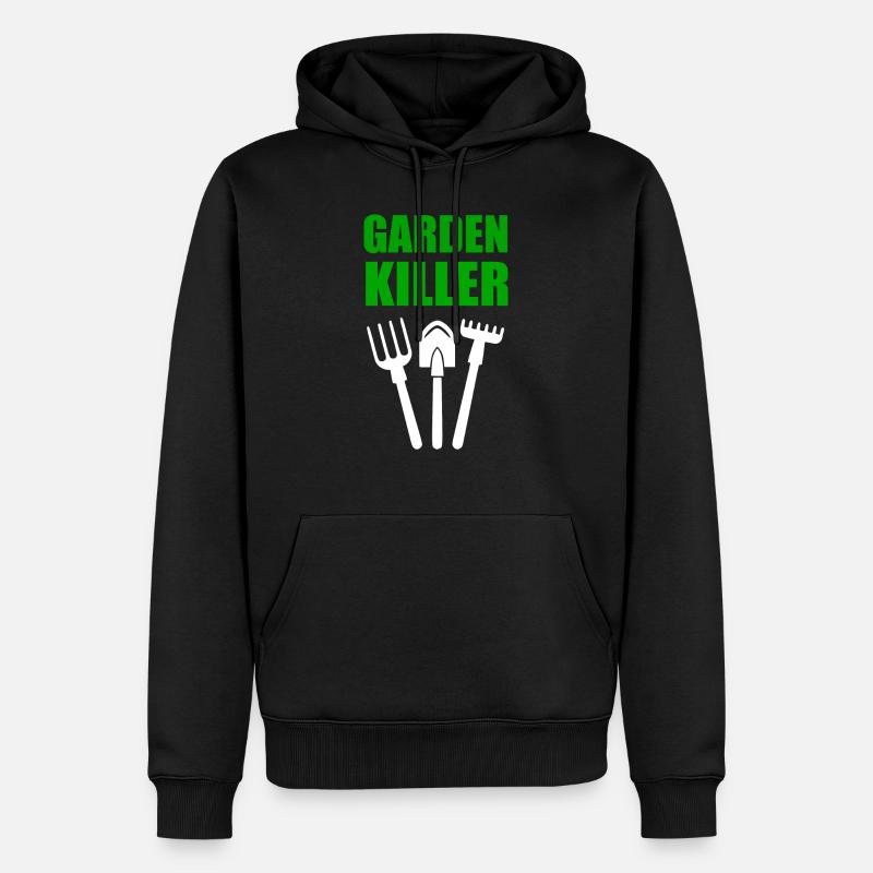 GARDEN KILLER - Sweat à capuche Premium bio Homme - noir