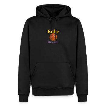 Legend Kobe - Men’s Premium Organic Hoodie - black - Front - Nico (187cm)
