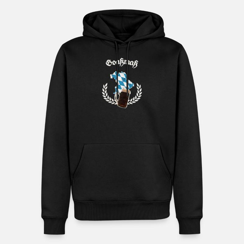 Mesure de la modération - Sweat à capuche Premium bio Homme - noir