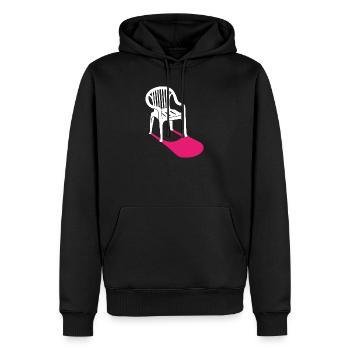 Monobloc – design classics for every occasion - Men’s Premium Organic Hoodie - black - Front - Nico (187cm)