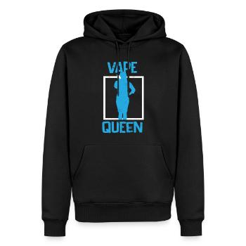 E-Cigarette E-Shisha Vapor Liquide - Sweat à capuche Premium bio Homme - noir - Devant - Nico (187cm)