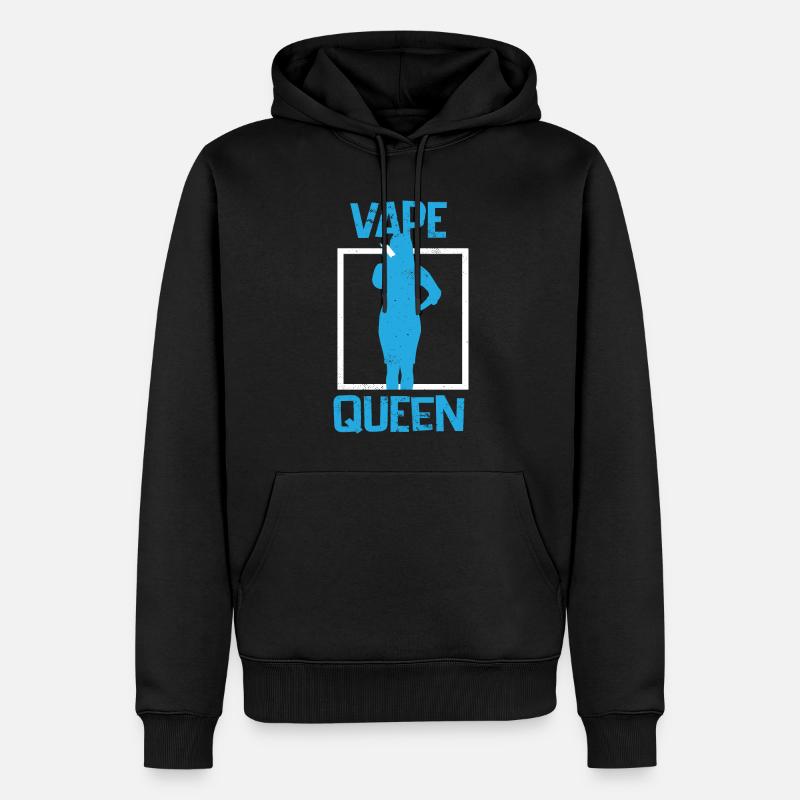 E-Zigarette E-Shisha Dampf Liquid - Männer Premium Bio Hoodie - Schwarz
