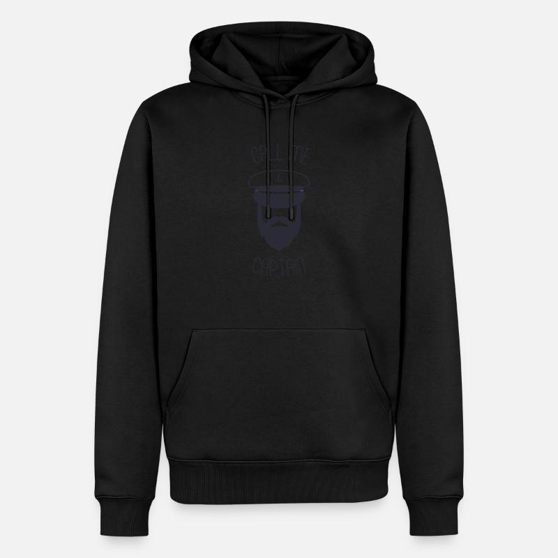 Appelez-moi le capitaine - Sweat à capuche Premium bio Homme - noir