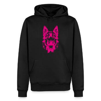 Berger allemand Chien de race chien chiens de sport - Sweat à capuche Premium bio Homme - noir - Devant - Nico (187cm)