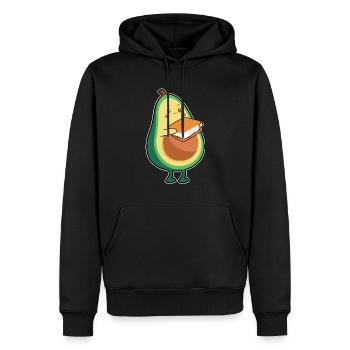 Smore Avocado Camping Campfire Marshmallow Kids - Men’s Premium Organic Hoodie - black - Front - Nico (187cm)