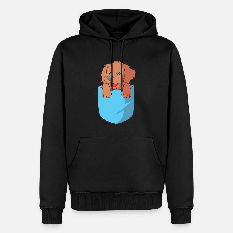 Boykin Spaniel - Männer Premium Bio Hoodie - Schwarz